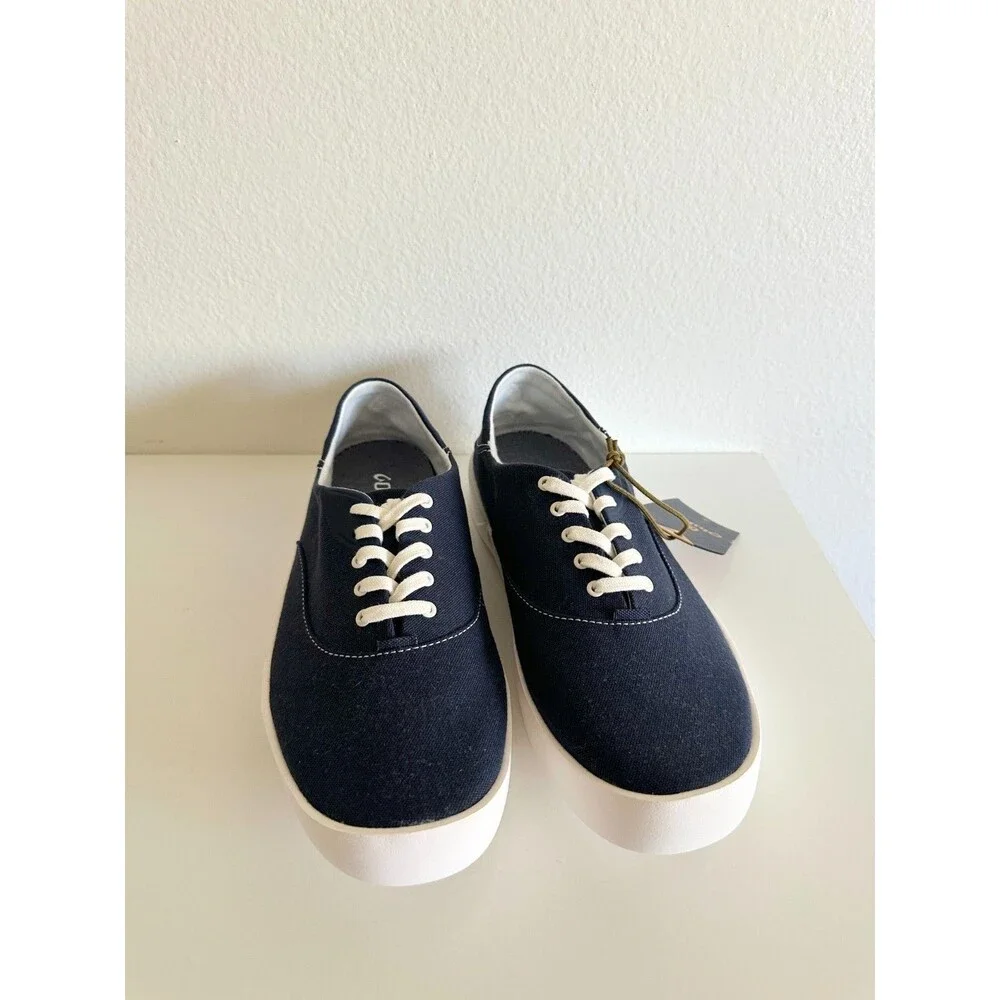 NWT Olukai Tradewind Mood Indigo Navy Blue Casual Shoes Sneakers Canvas Men's 10